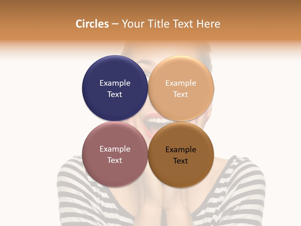 Relaxation Houseplant Red PowerPoint Template