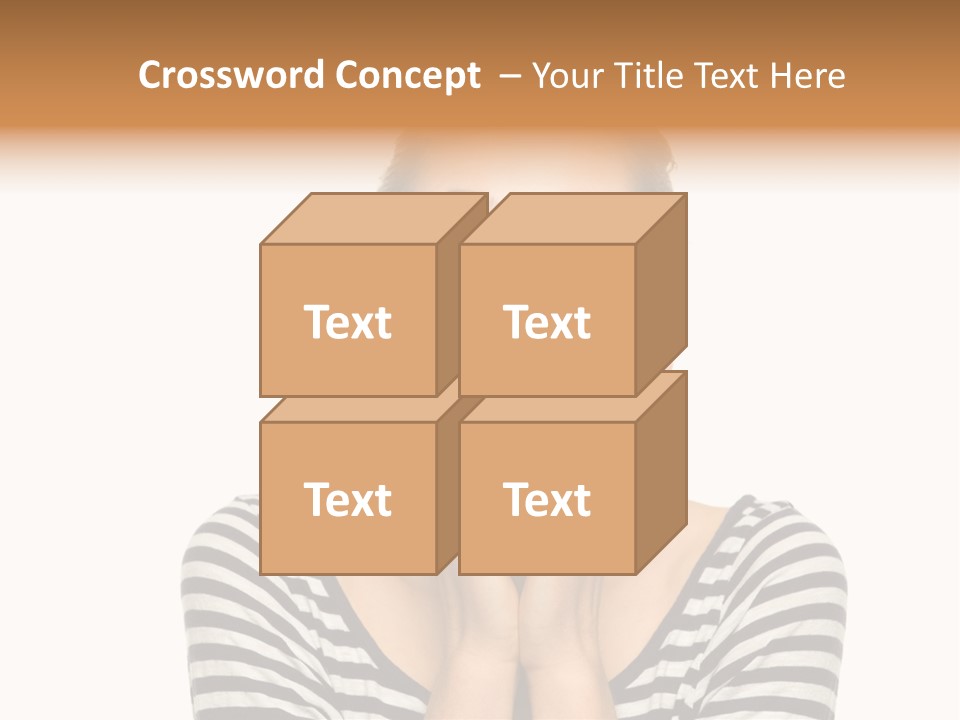 Relaxation Houseplant Red PowerPoint Template