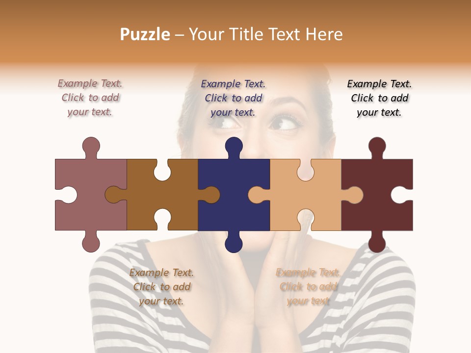 Relaxation Houseplant Red PowerPoint Template