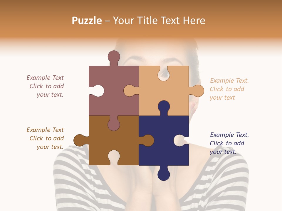 Relaxation Houseplant Red PowerPoint Template