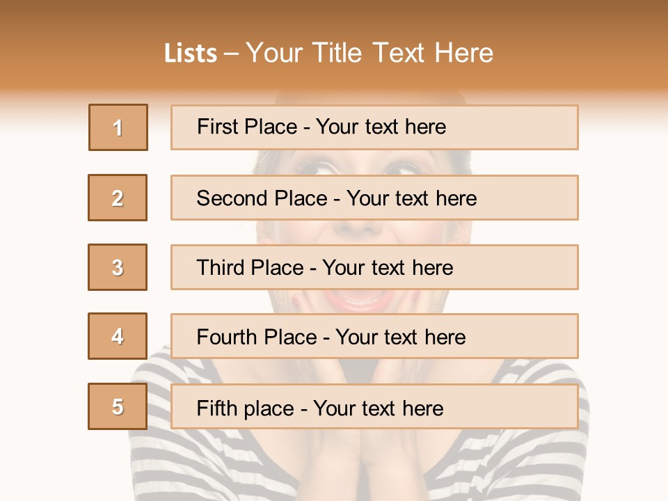Relaxation Houseplant Red PowerPoint Template