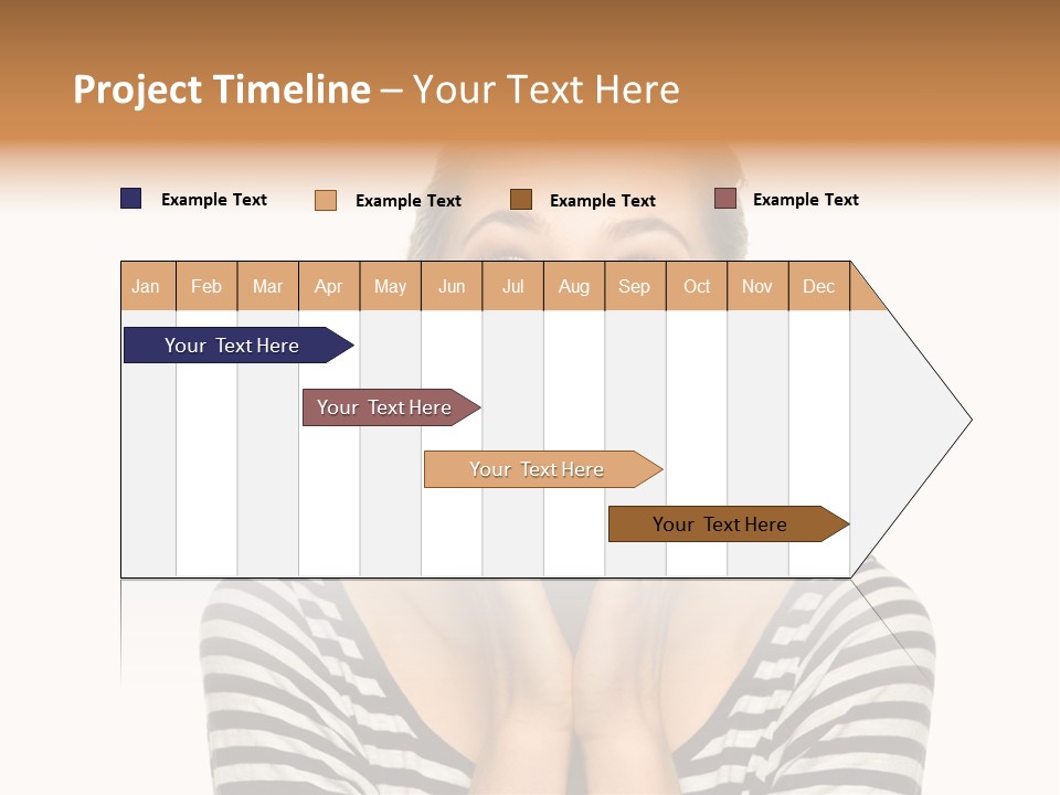 Relaxation Houseplant Red PowerPoint Template