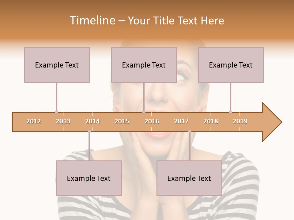 Relaxation Houseplant Red PowerPoint Template