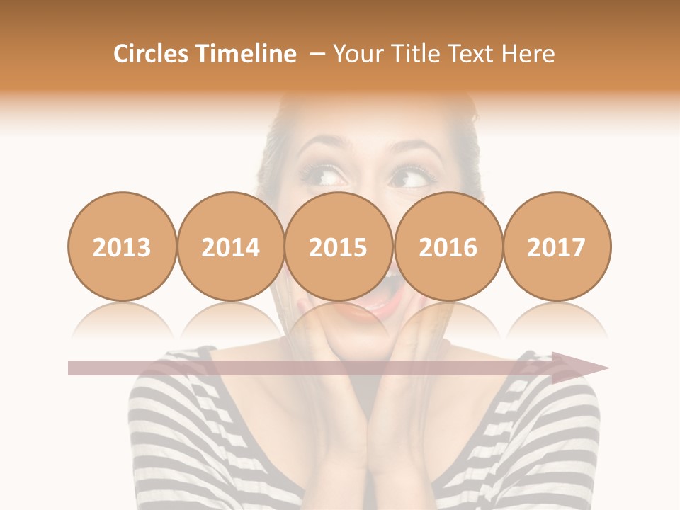 Relaxation Houseplant Red PowerPoint Template