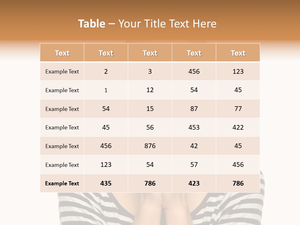 Relaxation Houseplant Red PowerPoint Template