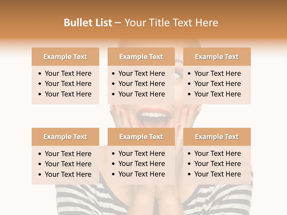 Relaxation Houseplant Red PowerPoint Template