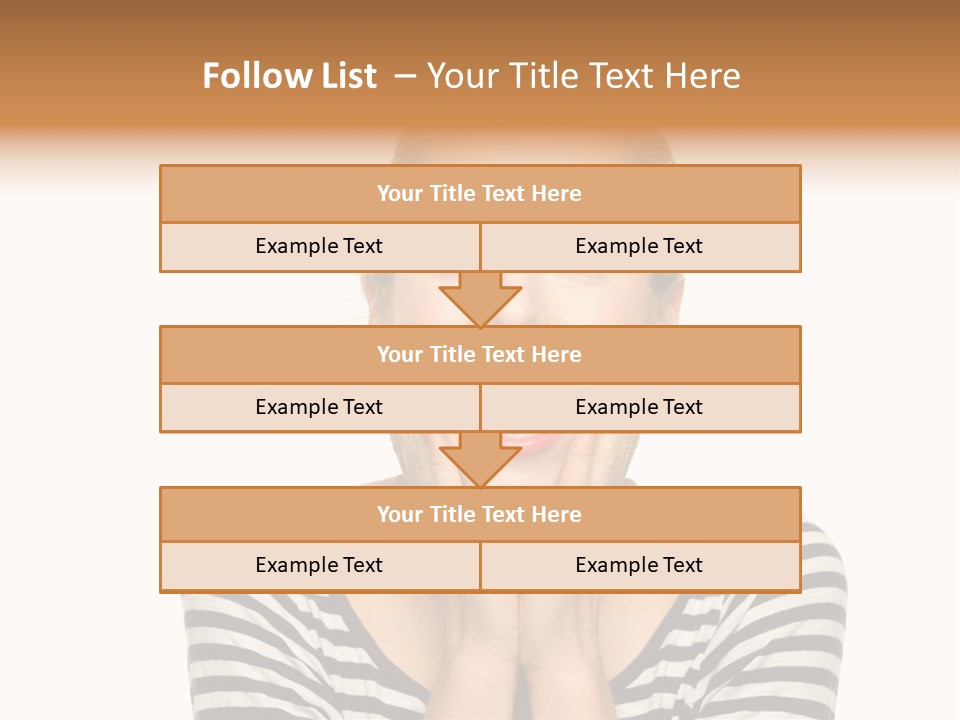 Relaxation Houseplant Red PowerPoint Template