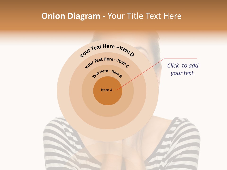 Relaxation Houseplant Red PowerPoint Template