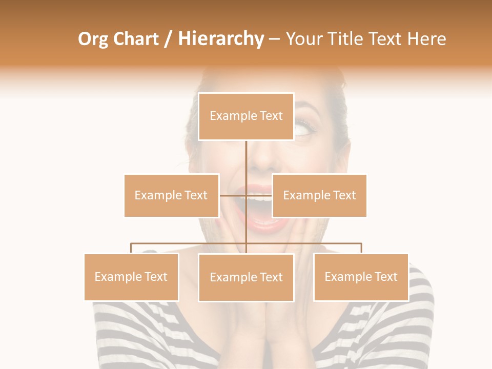 Relaxation Houseplant Red PowerPoint Template