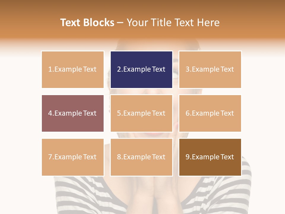 Relaxation Houseplant Red PowerPoint Template