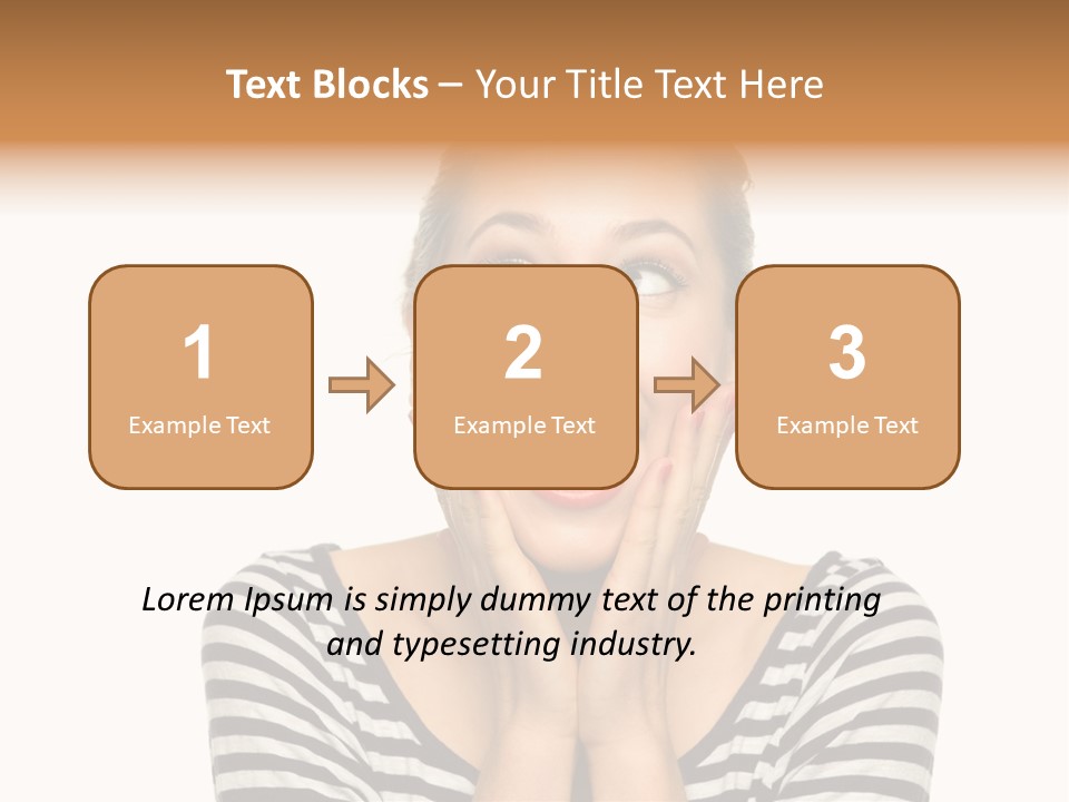 Relaxation Houseplant Red PowerPoint Template