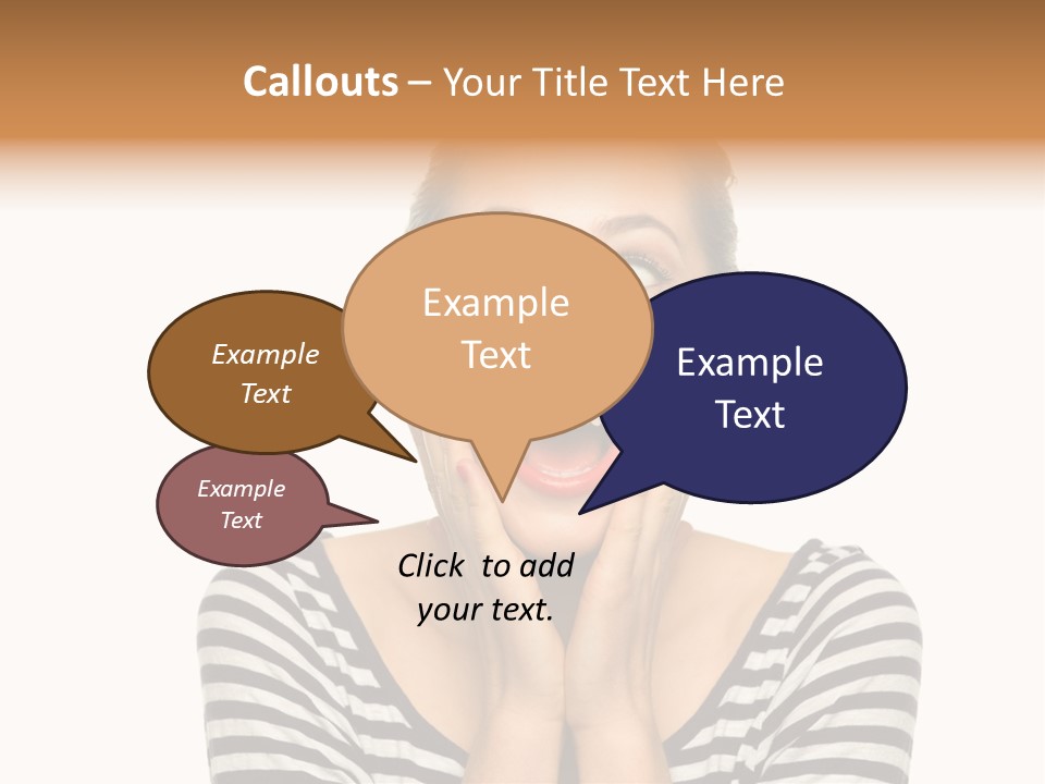 Relaxation Houseplant Red PowerPoint Template