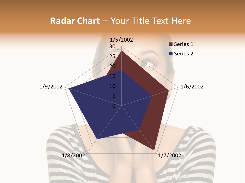 Relaxation Houseplant Red PowerPoint Template