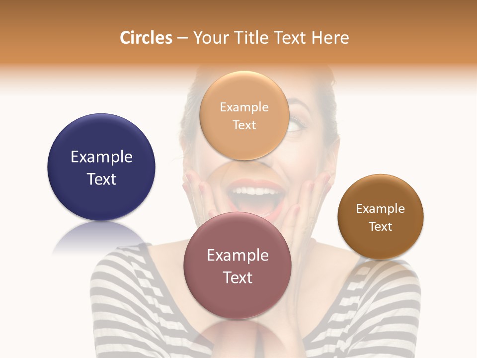 Relaxation Houseplant Red PowerPoint Template