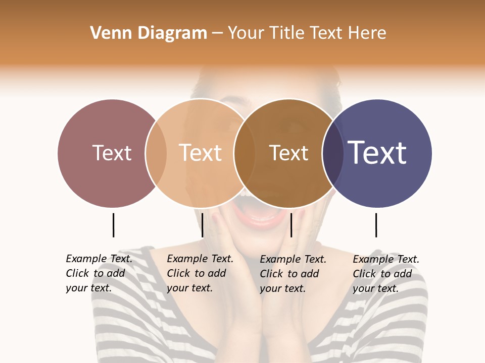 Relaxation Houseplant Red PowerPoint Template