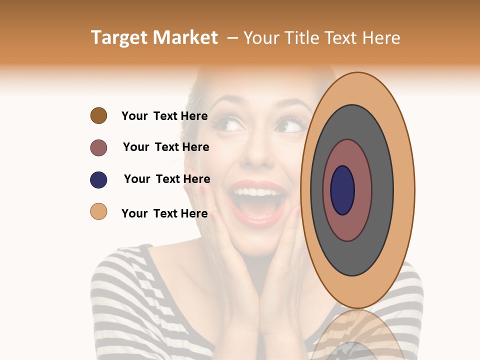 Relaxation Houseplant Red PowerPoint Template