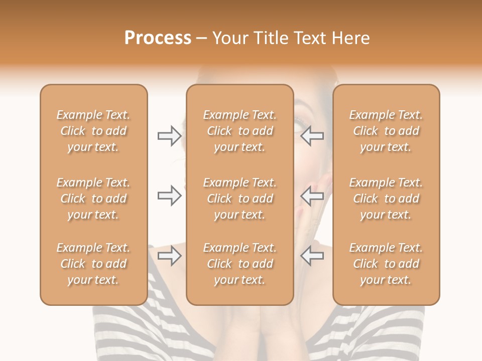 Relaxation Houseplant Red PowerPoint Template