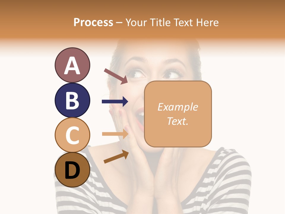 Relaxation Houseplant Red PowerPoint Template