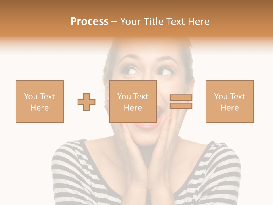 Relaxation Houseplant Red PowerPoint Template