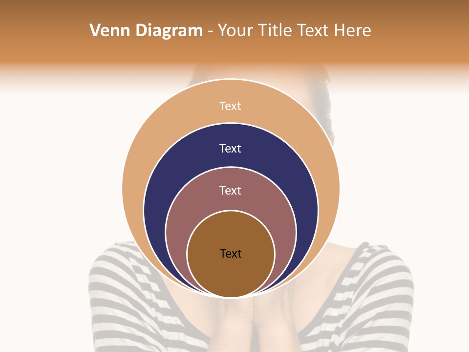 Relaxation Houseplant Red PowerPoint Template