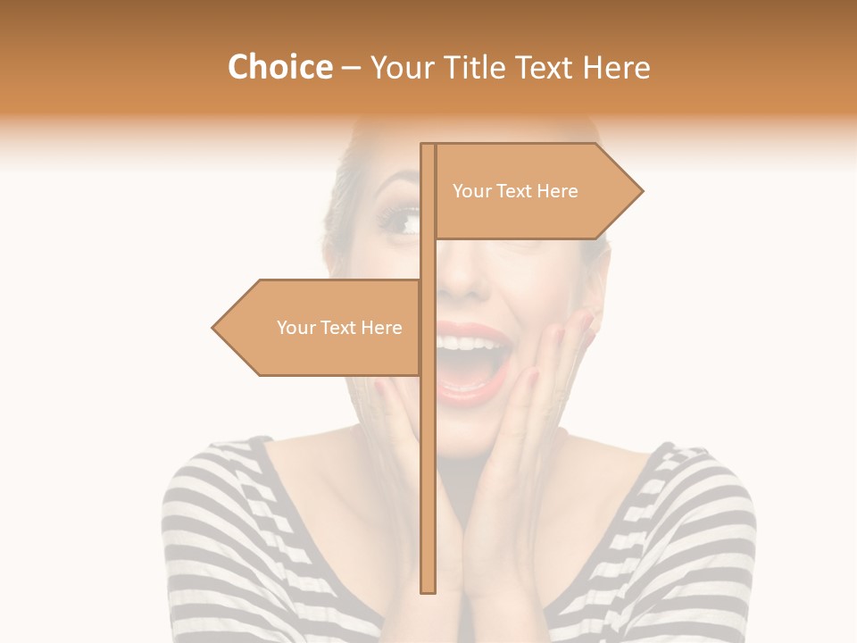 Relaxation Houseplant Red PowerPoint Template