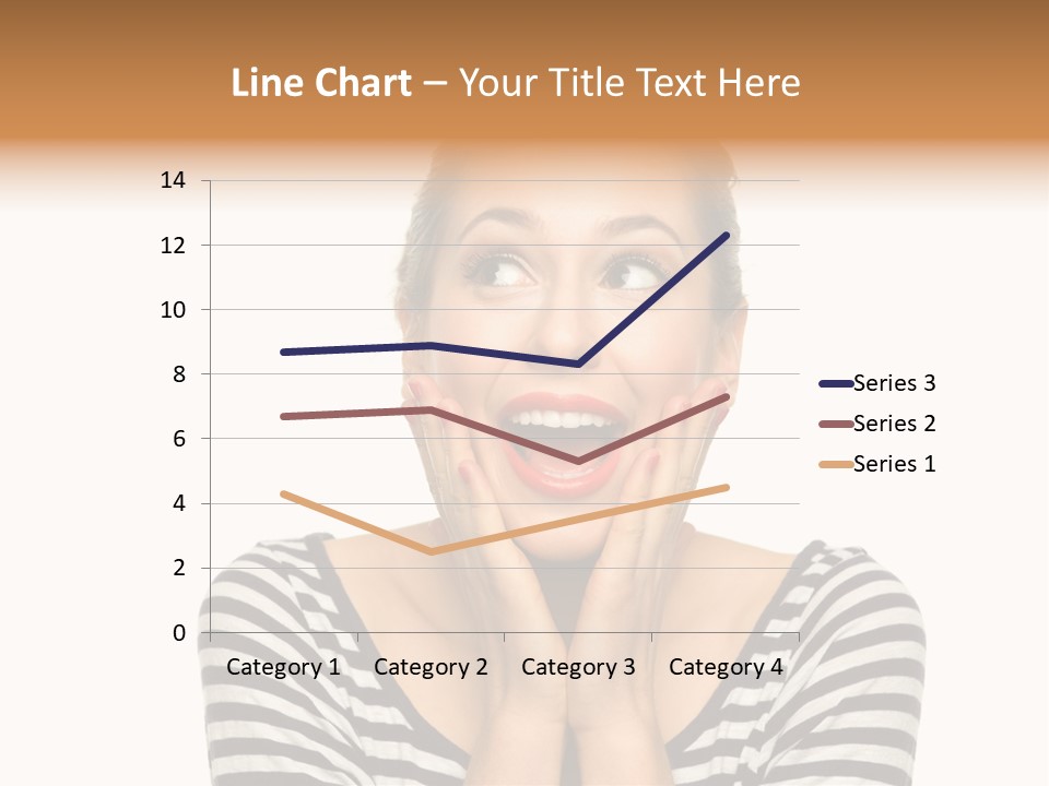 Relaxation Houseplant Red PowerPoint Template