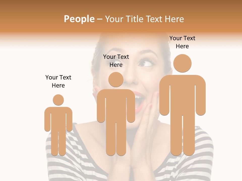 Relaxation Houseplant Red PowerPoint Template