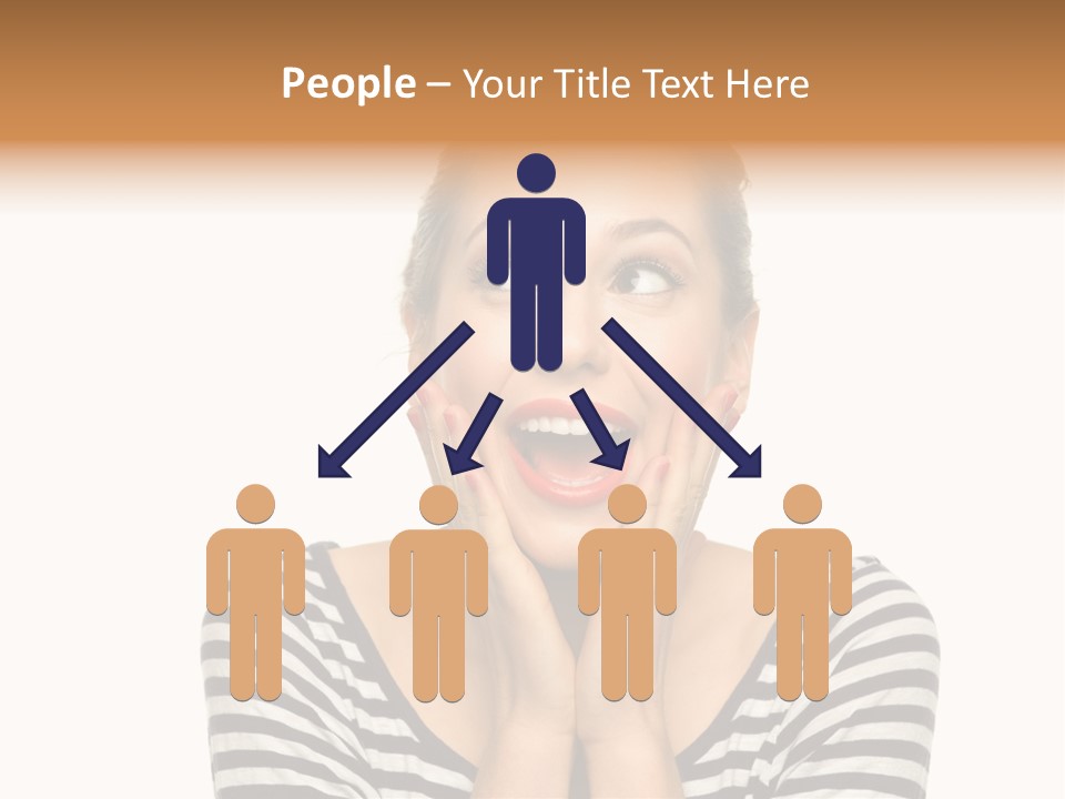 Relaxation Houseplant Red PowerPoint Template