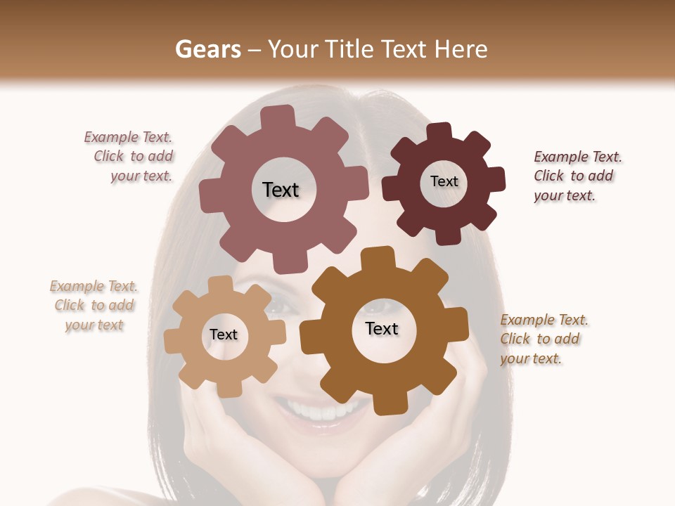 Mother's Day Summer Blue PowerPoint Template