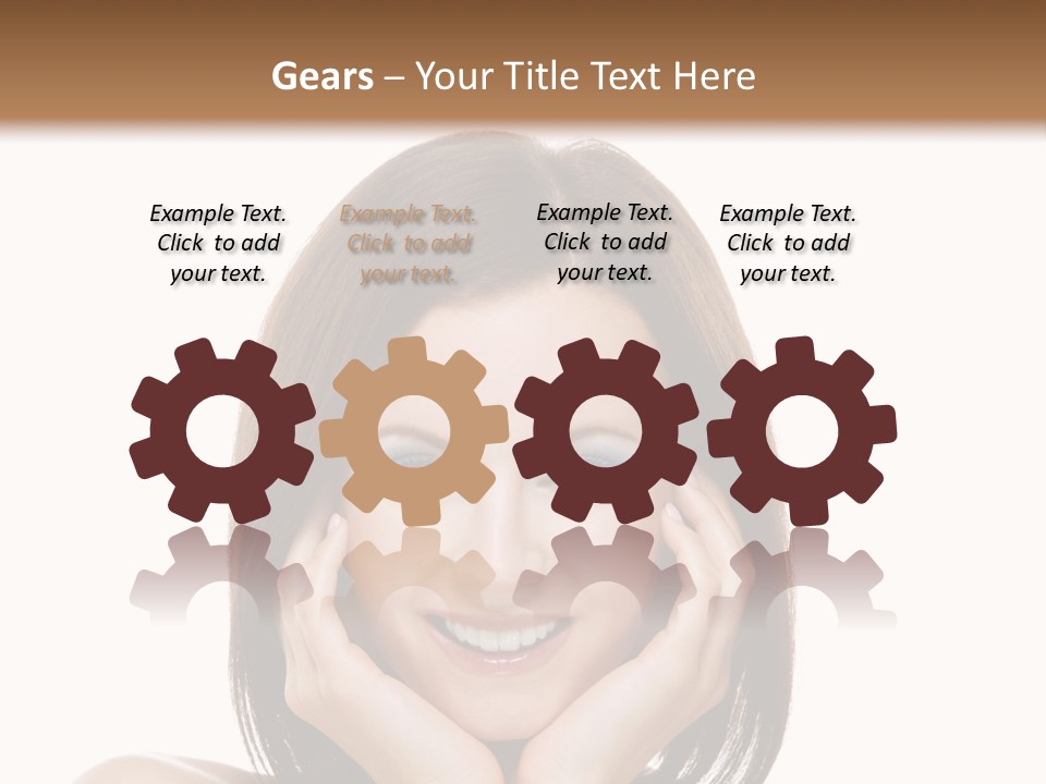 Mother's Day Summer Blue PowerPoint Template