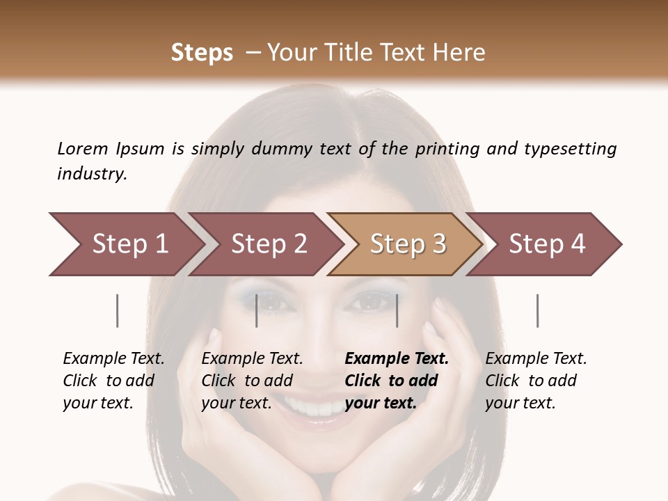 Mother's Day Summer Blue PowerPoint Template