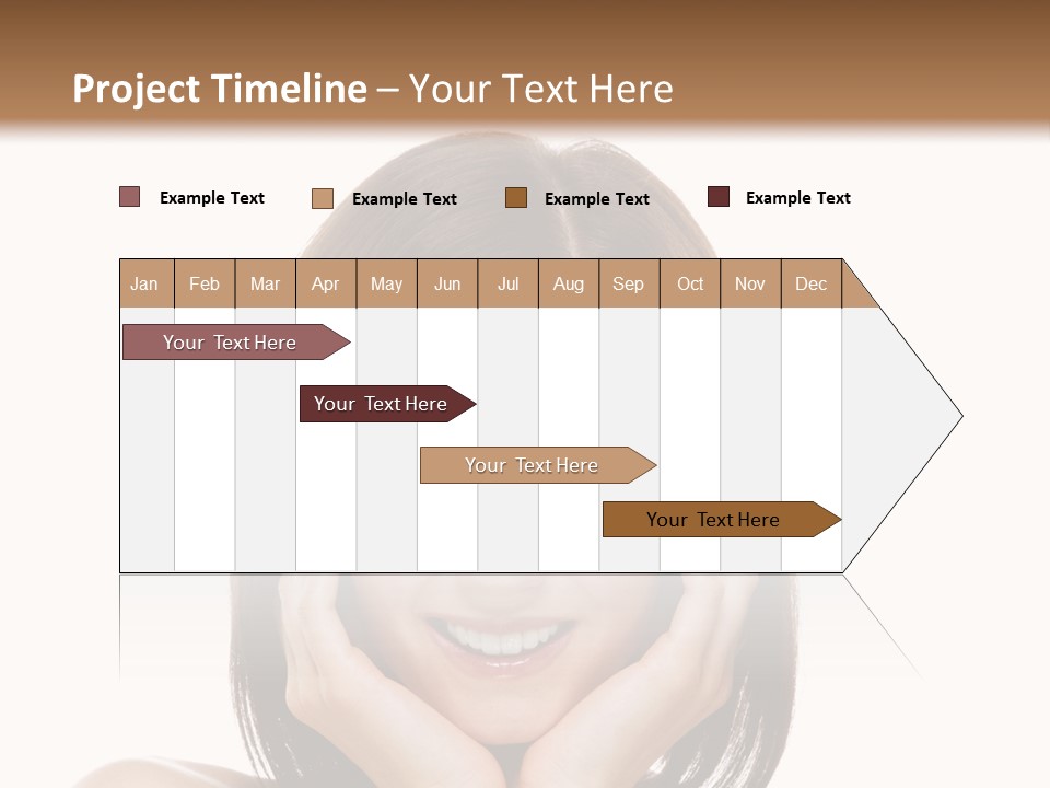 Mother's Day Summer Blue PowerPoint Template