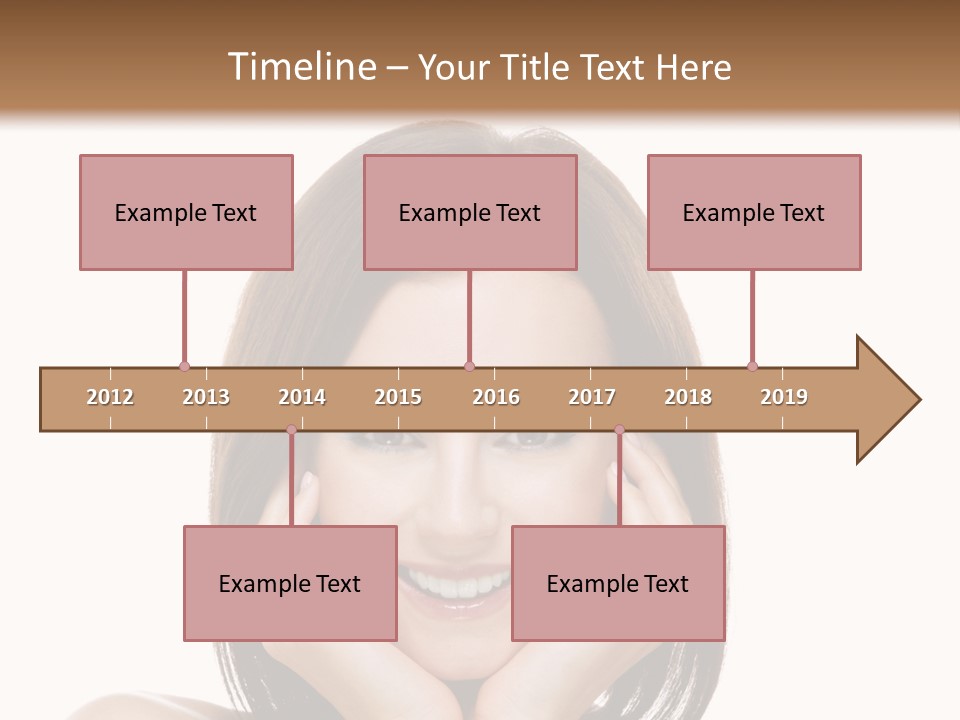 Mother's Day Summer Blue PowerPoint Template