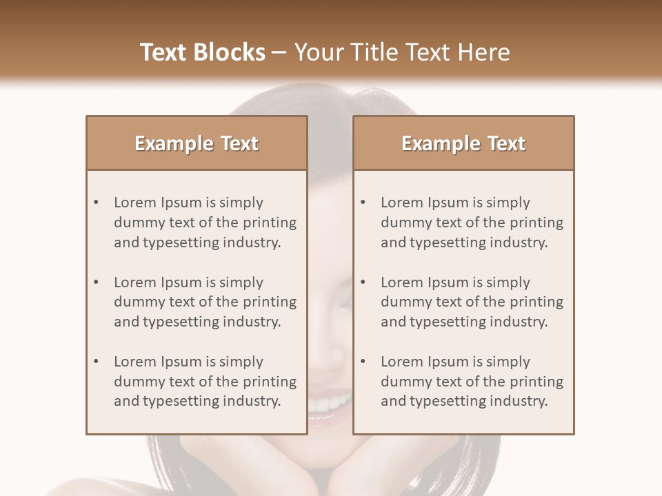 Mother's Day Summer Blue PowerPoint Template