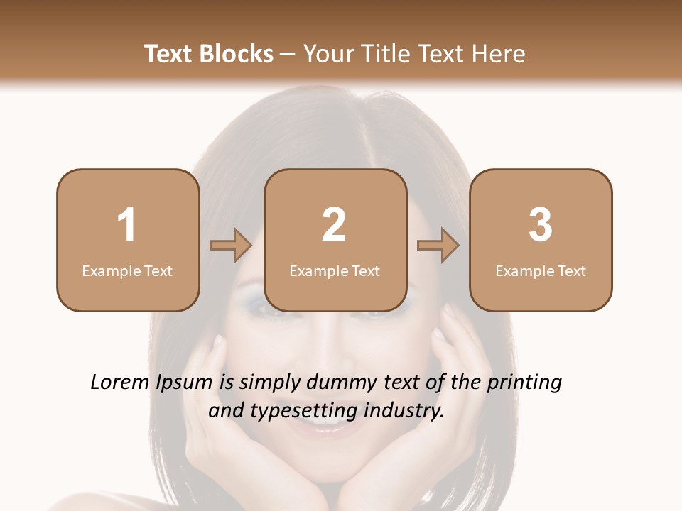 Mother's Day Summer Blue PowerPoint Template