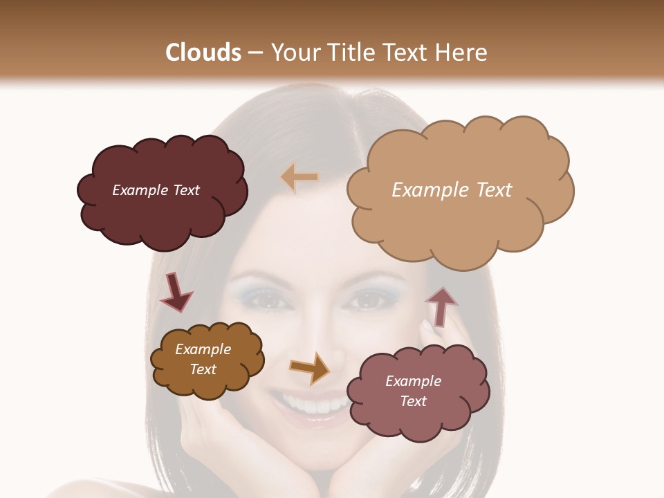 Mother's Day Summer Blue PowerPoint Template