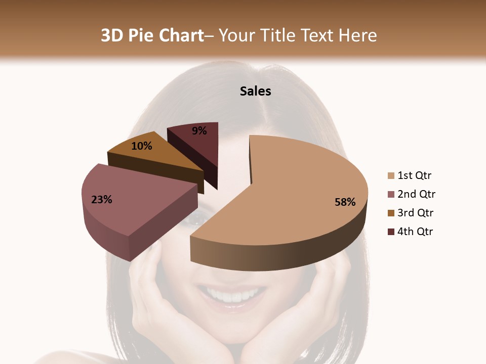 Mother's Day Summer Blue PowerPoint Template