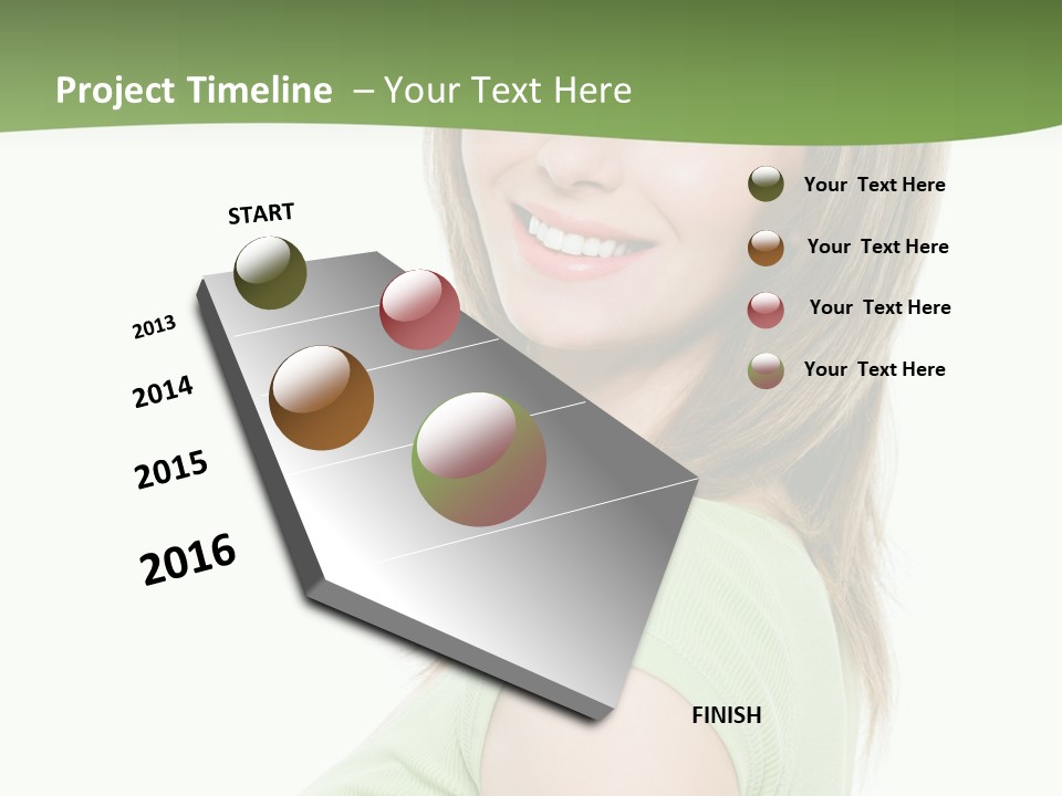 Petal Love Orchid PowerPoint Template