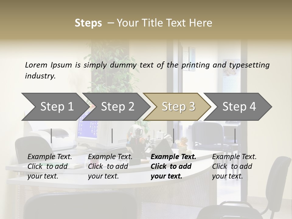 Chair Company Office PowerPoint Template