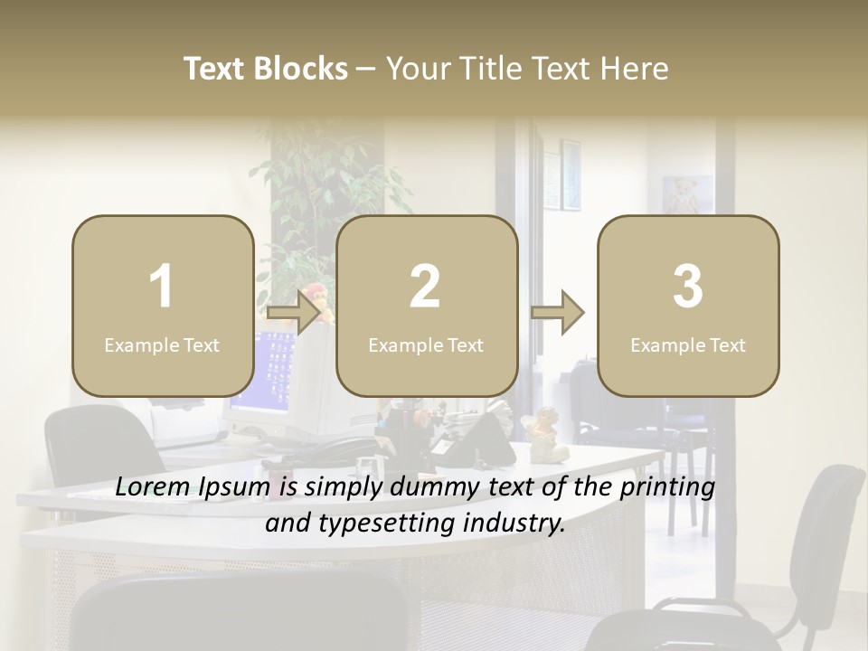Chair Company Office PowerPoint Template