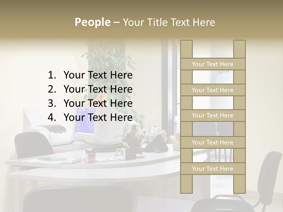 Chair Company Office PowerPoint Template