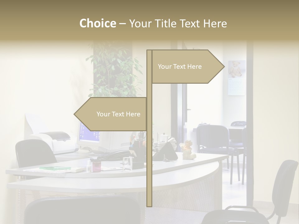 Chair Company Office PowerPoint Template
