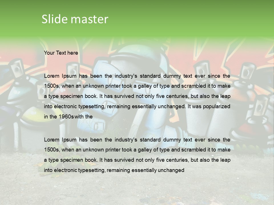 Drawing Street Style PowerPoint Template