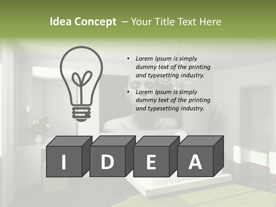 Lighting House Design PowerPoint Template
