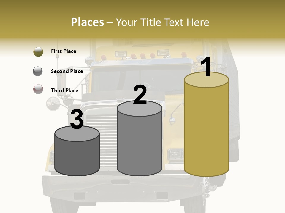 Bumper Truck Load PowerPoint Template