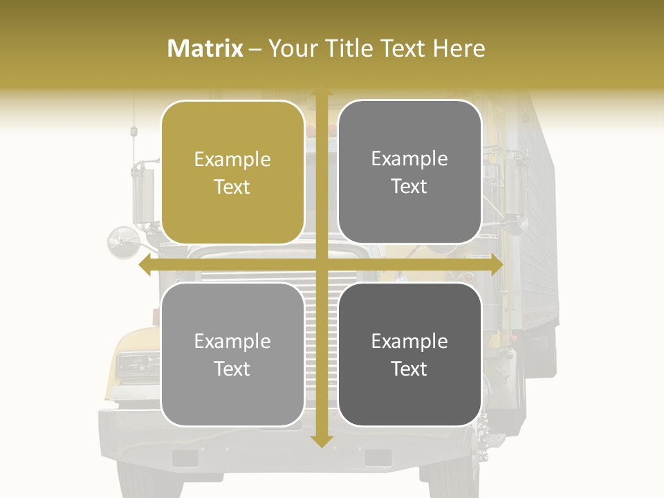 Bumper Truck Load PowerPoint Template
