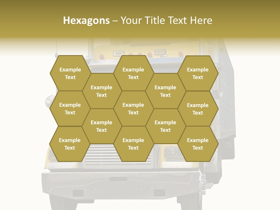 Bumper Truck Load PowerPoint Template