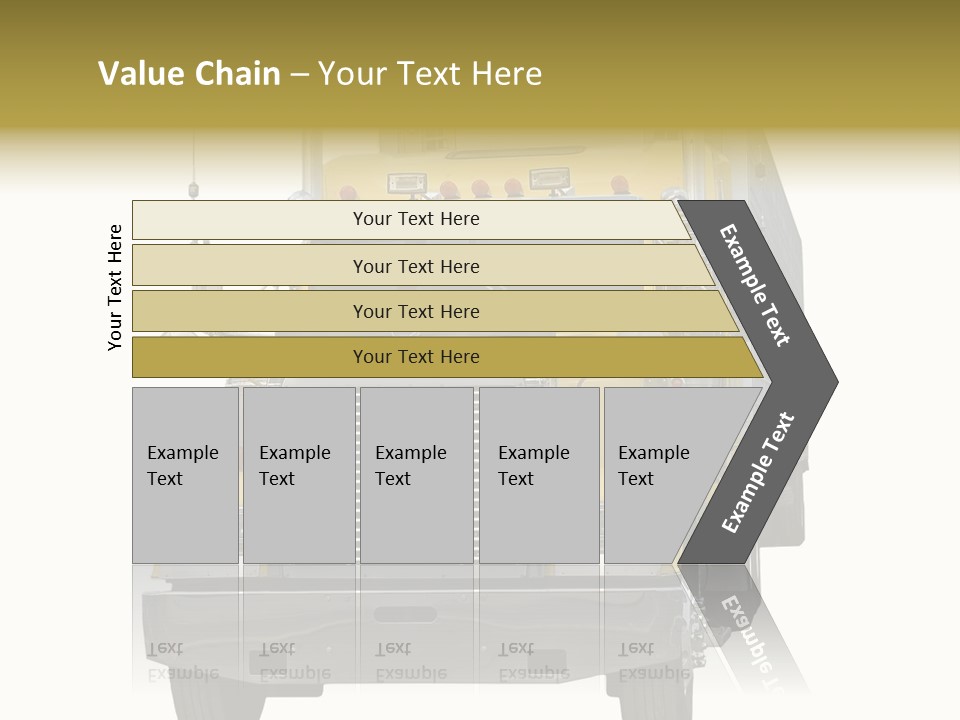 Bumper Truck Load PowerPoint Template