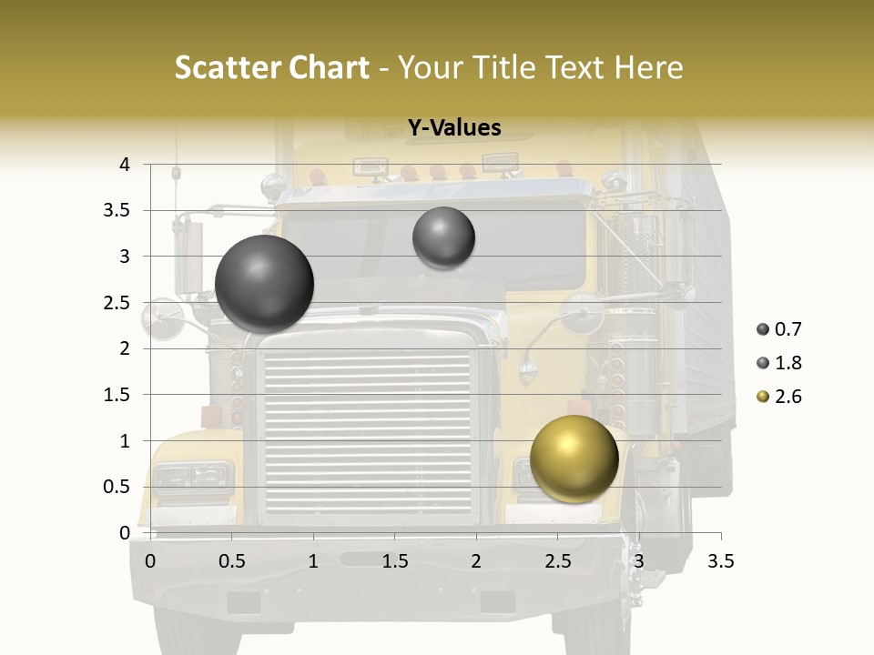 Bumper Truck Load PowerPoint Template