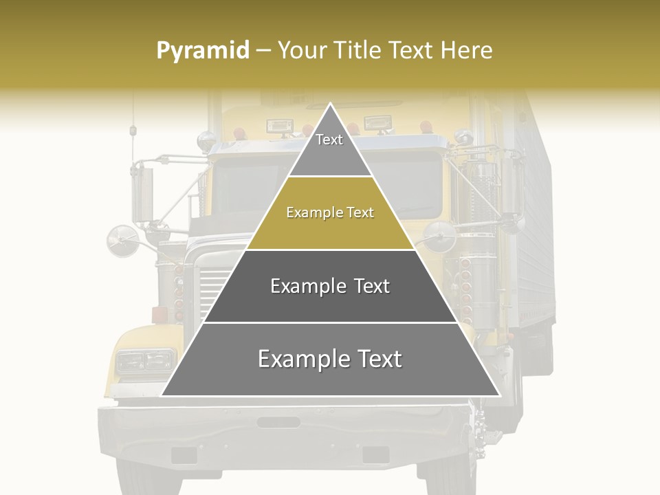 Bumper Truck Load PowerPoint Template
